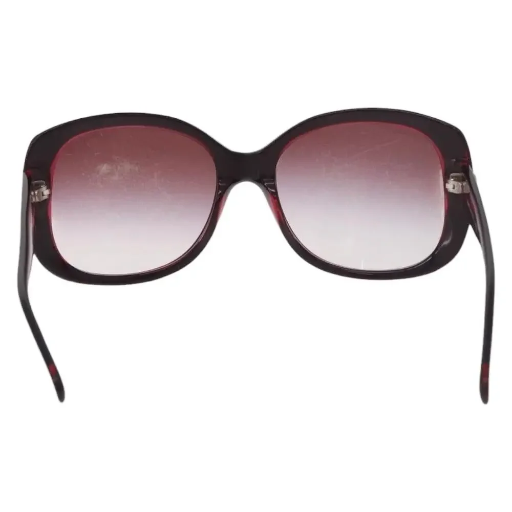 Chanel CC Sunglasses Red